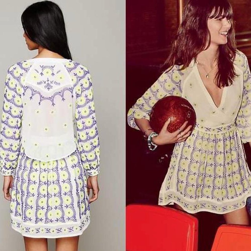 Free people New Romantics floral boho dress